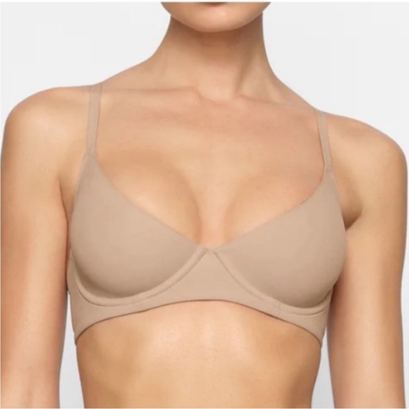 SKIMS fits everybody unlined Demi bra 34 DD color clay - Picture 5 of 7